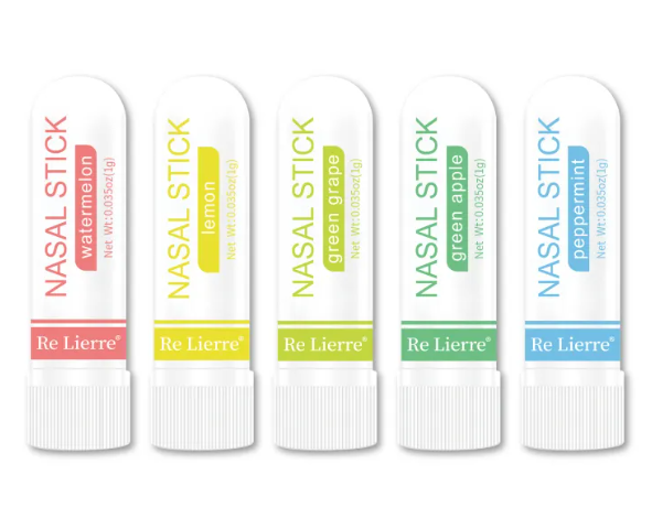 Portable nasal inhaler stick with essential oils